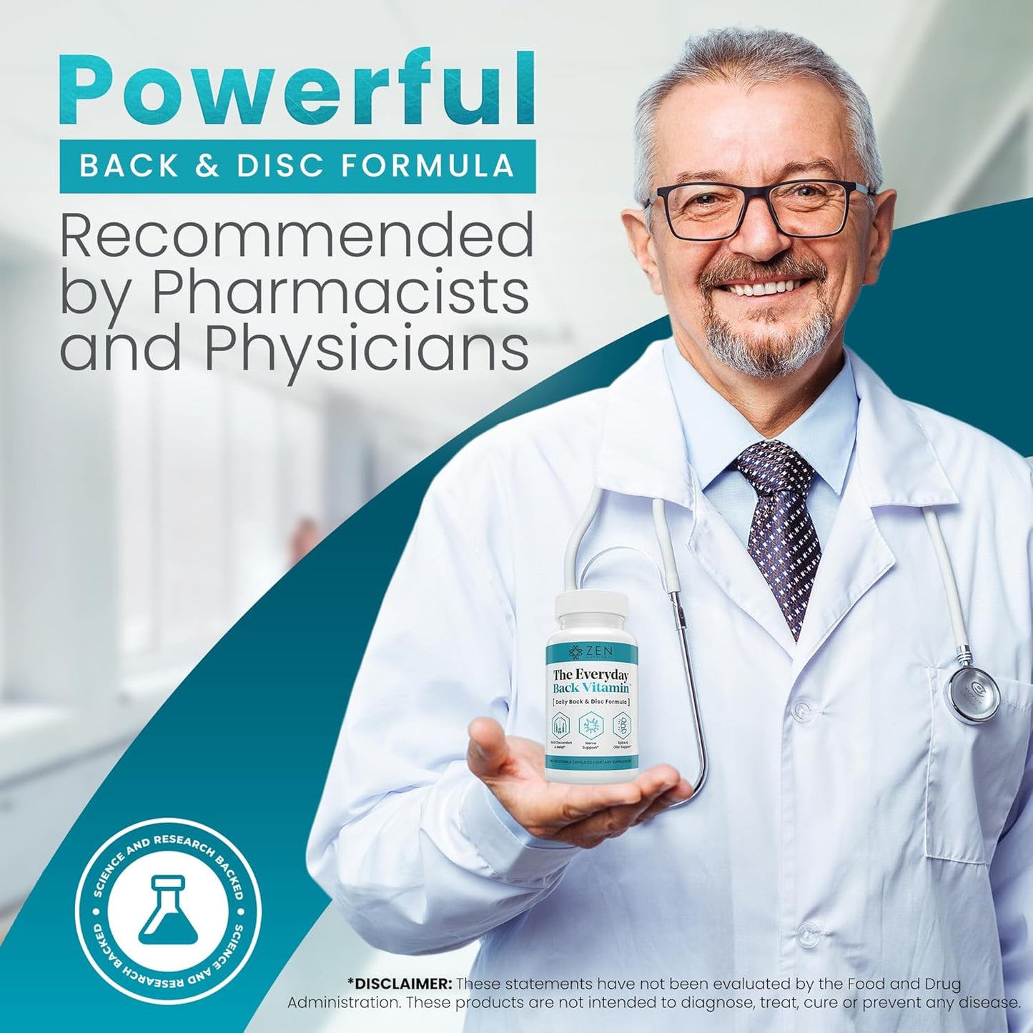 The Everyday Back Vitamin™ | 20-in-1 Formula with patented Curcugen® 39x more Turmeric